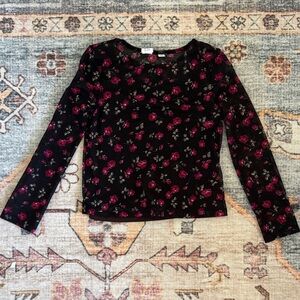 Gap Kids Floral Sheer Top